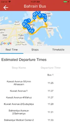 Bahrain Bus android App screenshot 1