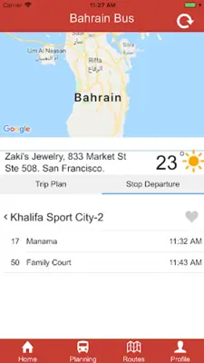 Bahrain Bus android App screenshot 2